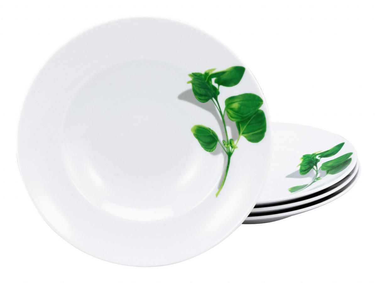 PASTATELLERSET 4-teilig  - Multicolor, KONVENTIONELL, Keramik (29,5cm) - Creatable