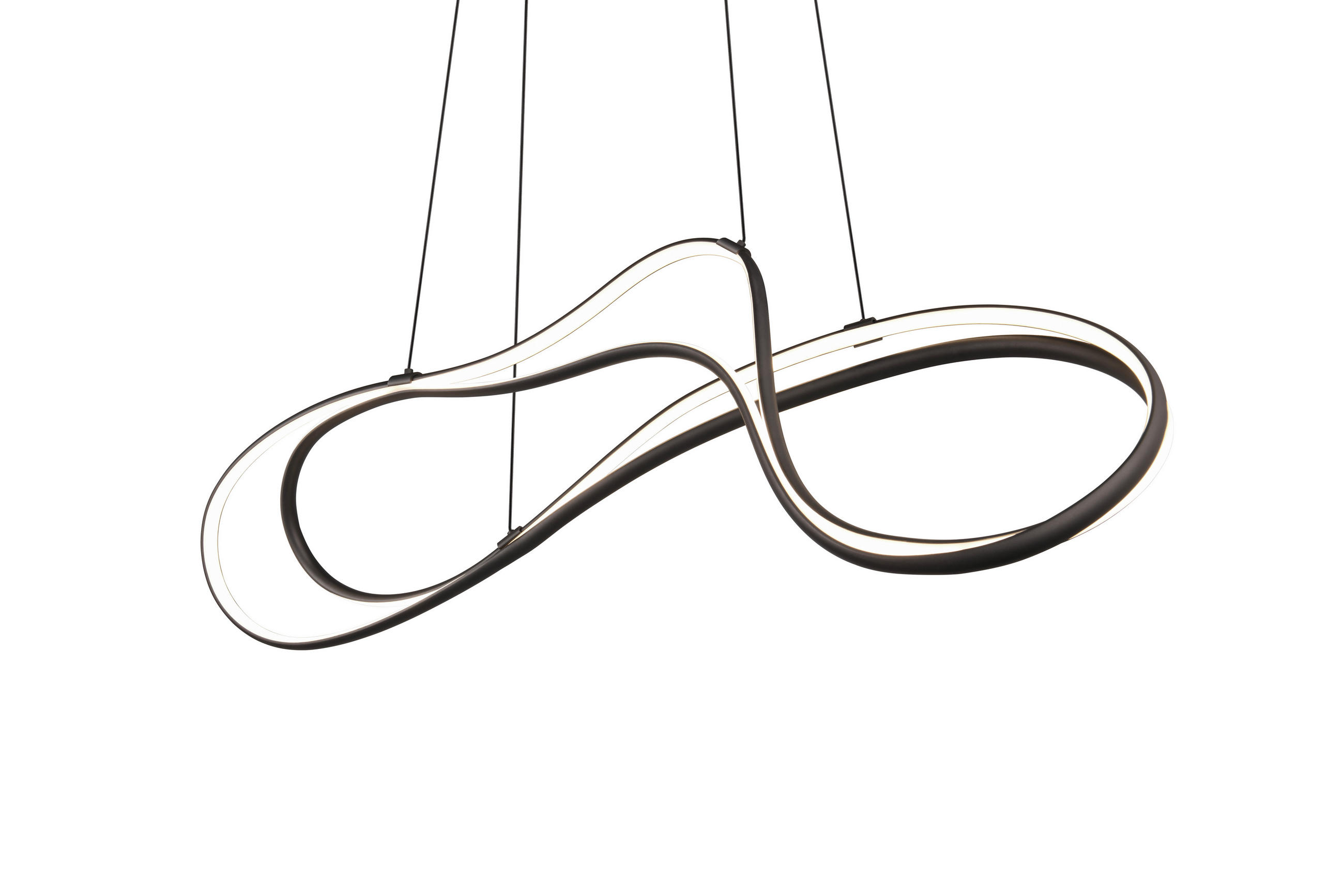 LED-HÄNGELEUCHTE Nala 113/24/150 cm   - Schwarz, Design, Metall (113/24/150cm) - Trio Leuchten