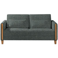 SCHLAFSOFA in Holz, Textil Grau, Grün, Buchefarben  - Buchefarben/Grau, Design, Holz/Textil (174/88/104cm) - Niels Andersson