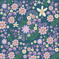 FOTOTAPETE - Graublau/Gelb, Design, Textil (250/250cm) - Disney