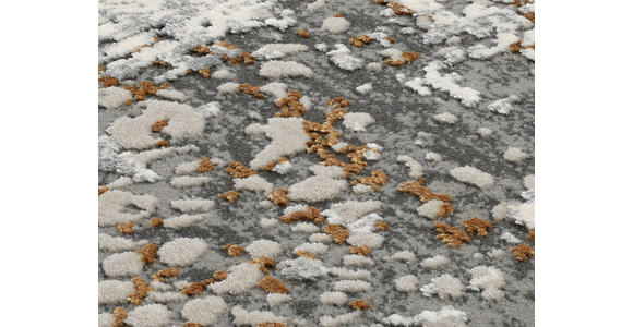 TEPPICH 67/130 cm Elandor Grau, Hellgrau, Beige  - Beige/Hellgrau, Design, Textil (67/130cm) - Novel