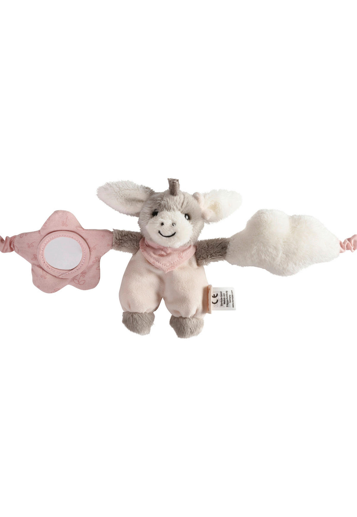 KINDERWAGENKETTE Emmi Girl  - Hellrosa, Basics, Textil (50/14/6cm) - Sterntaler