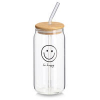 TRINKGLAS 500 ml  - Transparent, Trend, Glas (7,5/7,5/15,5cm)