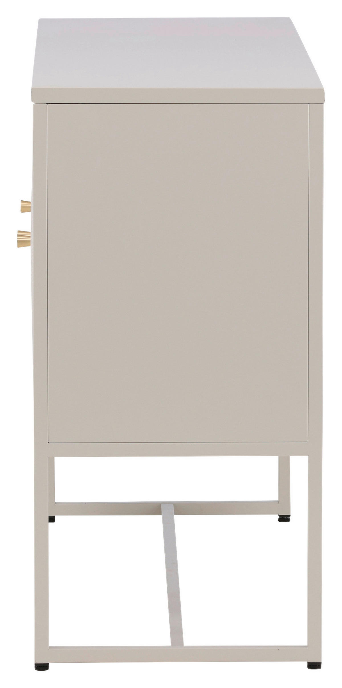 SIDEBOARD  in 120/80/40 cm  - Beige, Design, Metall (120/80/40cm) - Livetastic
