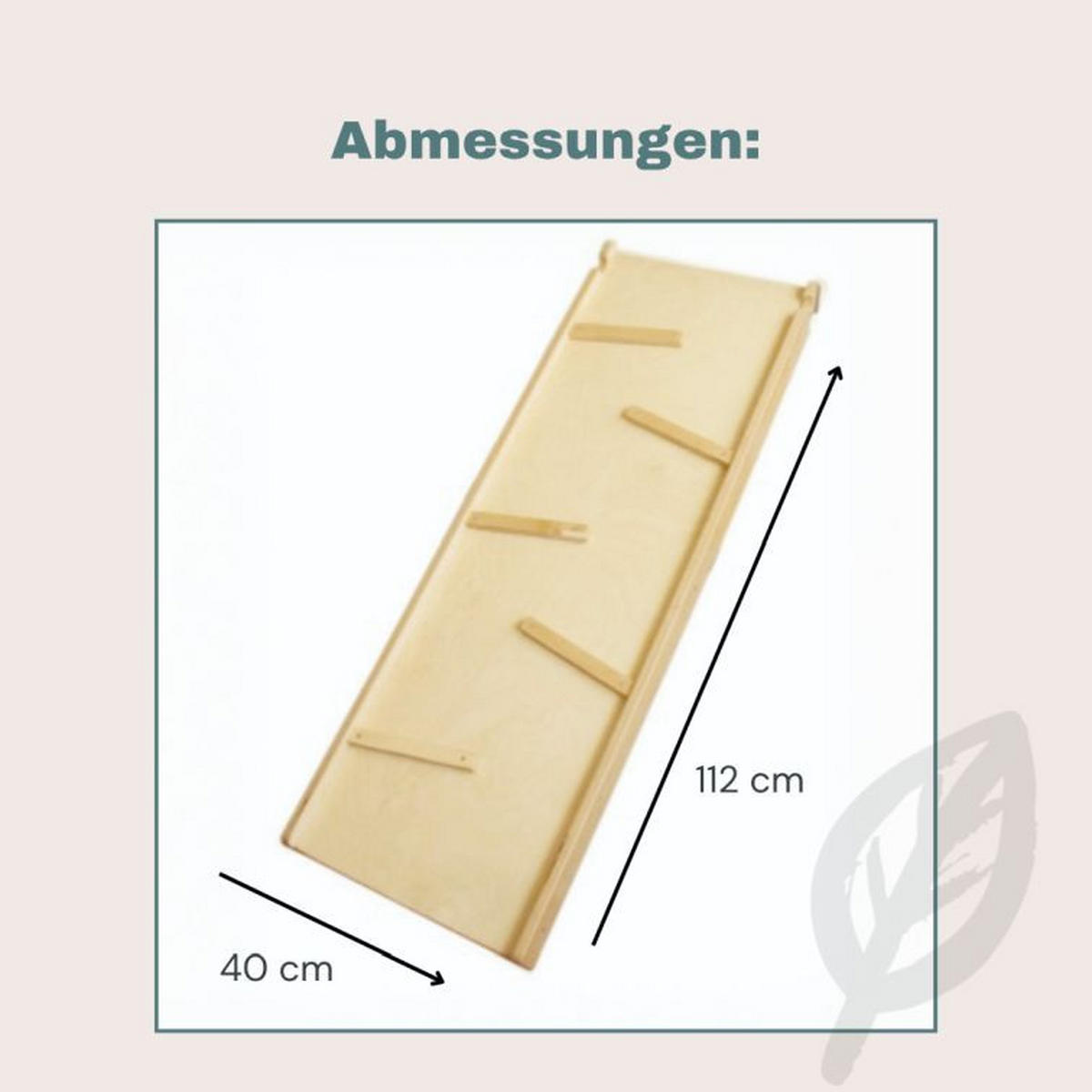 KLETTERGERÜST ZUBEHÖR - Birkefarben, Basics, Holz (112/40/7cm) - CLIFF