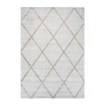 WEBTEPPICH 80/150 cm Luxury 210 Elfenbein / Taupe Creme, Taupe  - Taupe/Creme, Basics, Textil (80/150cm) - Novel