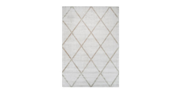 WEBTEPPICH 160/230 cm Luxury 210 Elfenbein / Taupe Creme, Taupe  - Taupe/Creme, Basics, Textil (160/230cm) - Novel