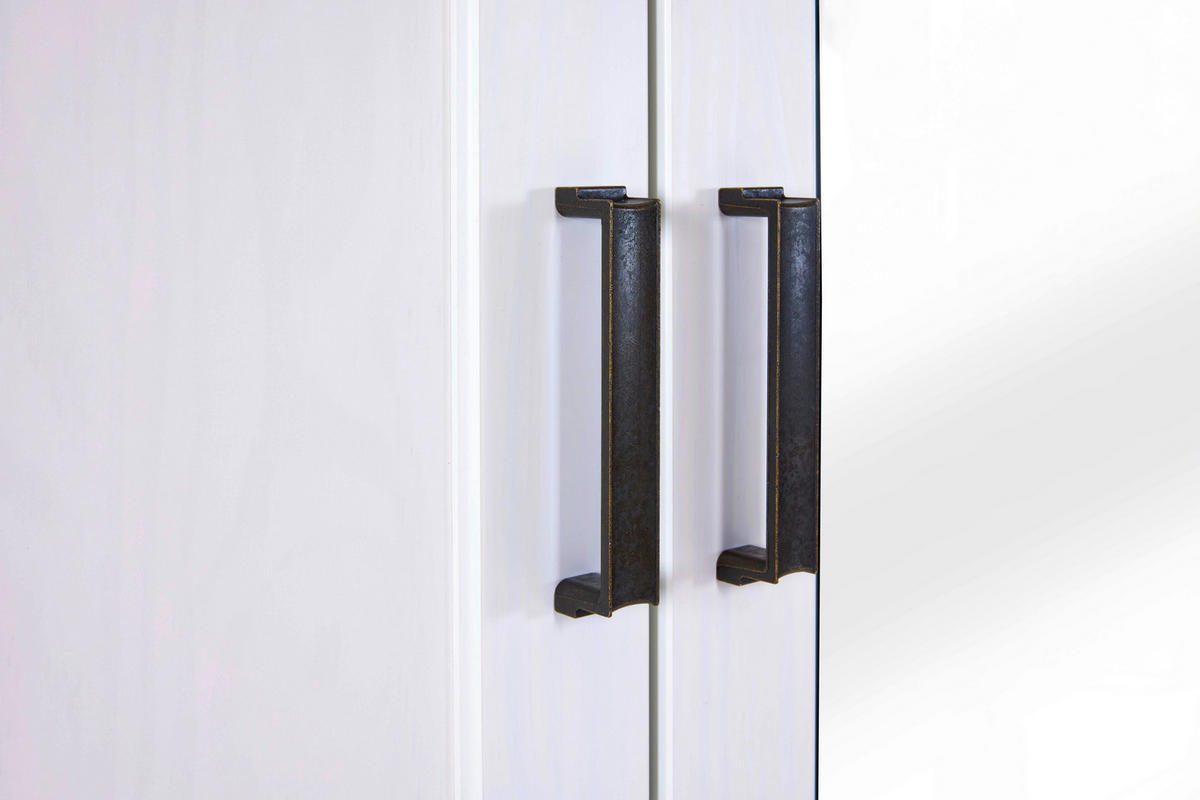 ORMAR ZA ODJEĆU bijela, hrast Artisan   - bijela/hrast Artisan, Moderno, staklo/drvni materijal (215/208/64cm) - Landscape