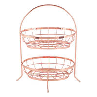 OBSTKORB 27/17/41 cm  - Kupferfarben, Basics, Metall (27/17/41cm) - Echtwerk