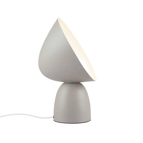 TISCHLEUCHTE HELLO 15/35 cm - Graubraun/Weiß, Design, Glas/Metall (15/35cm) - Nordlux