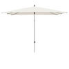 SONNENSCHIRM 240x240 cm Weiß  - Silberfarben/Weiß, Basics, Textil/Metall (240/240cm) - Glatz