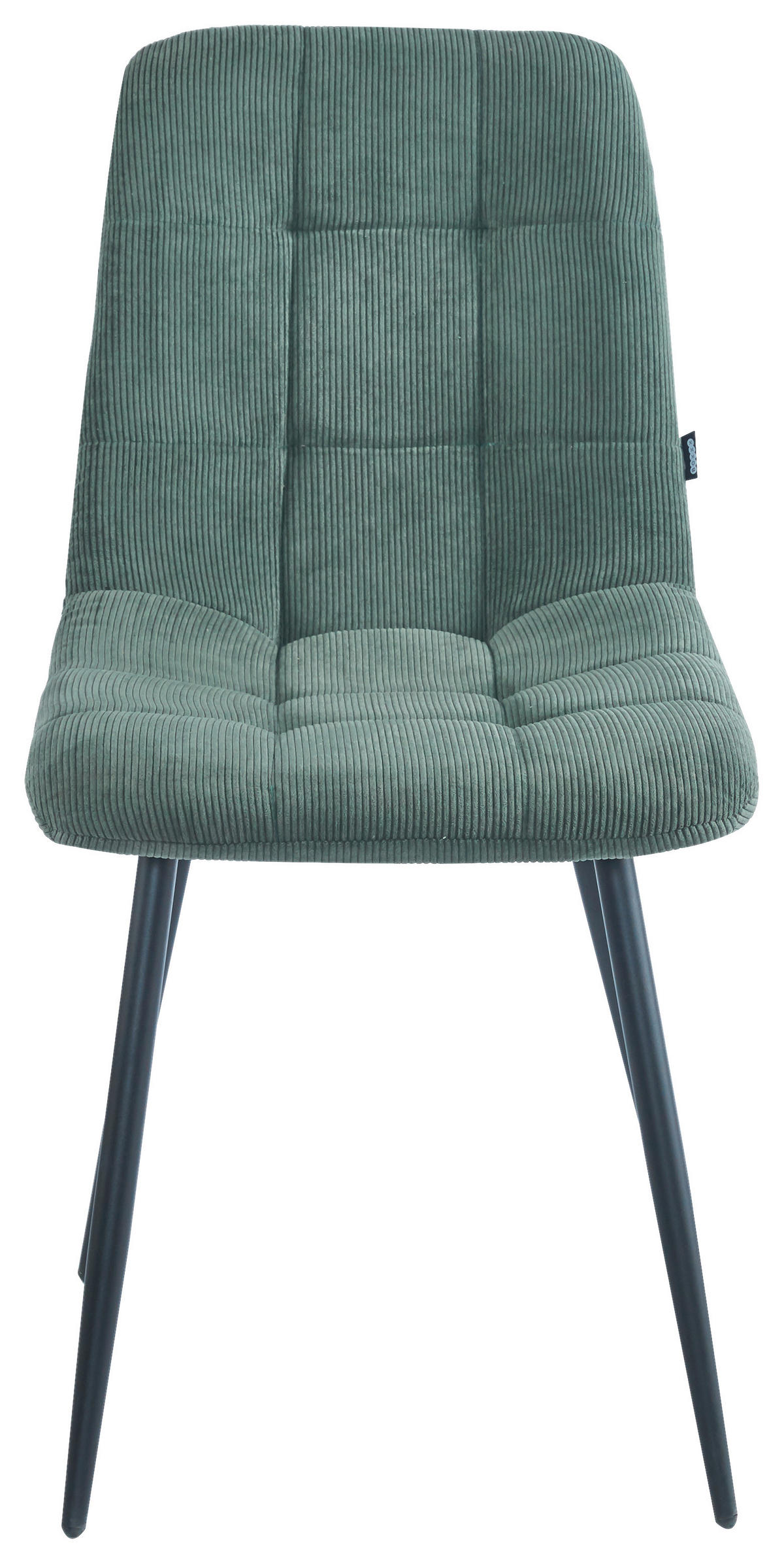 STOL, kovina, tekstil zelena, črna  - črna/zelena, Design, kovina/tekstil (45/89/58cm) - Boxxx