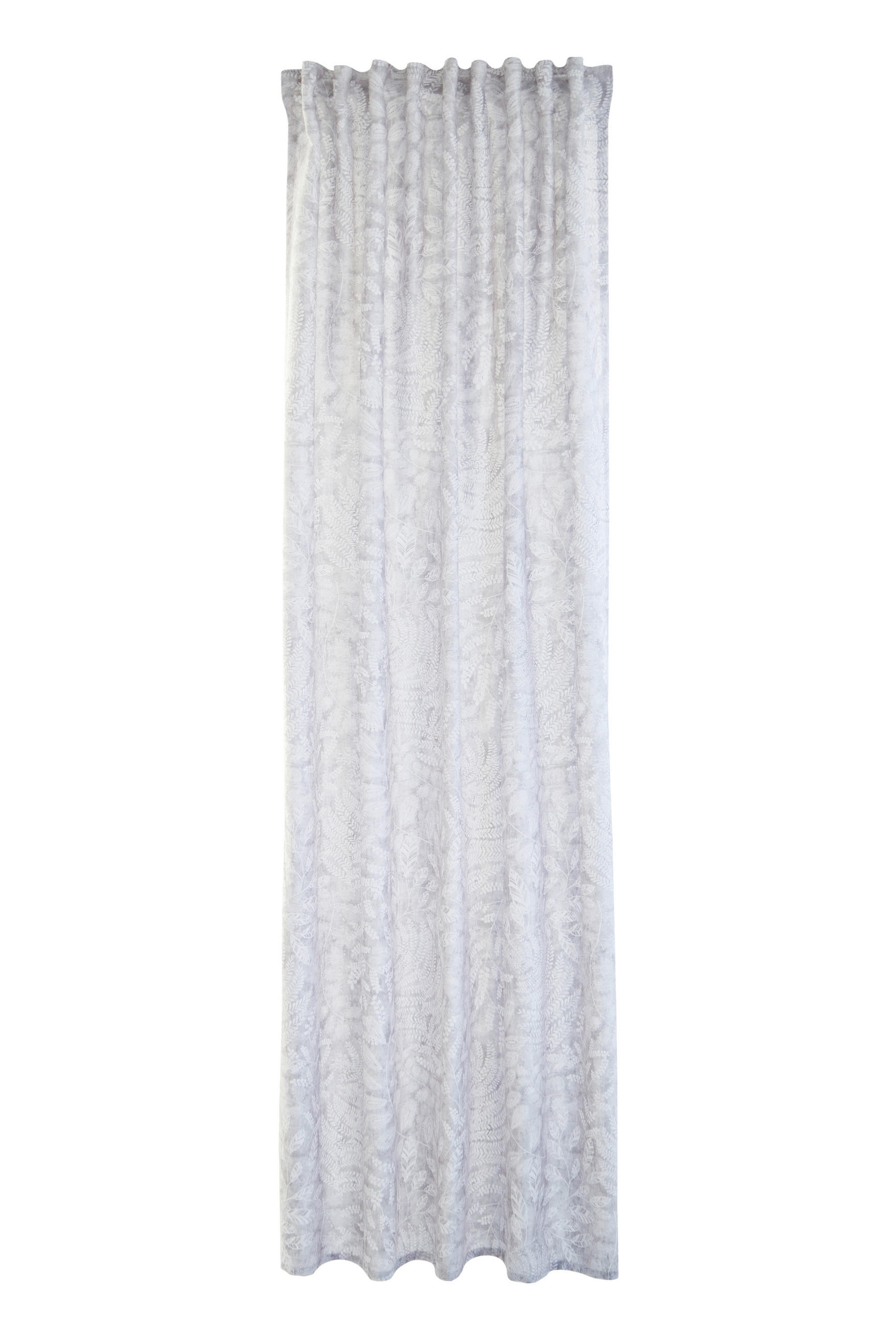 SCHLAUFENSCHAL  blickdicht  140/245 cm   - Grau, Basics, Textil (140/245cm)