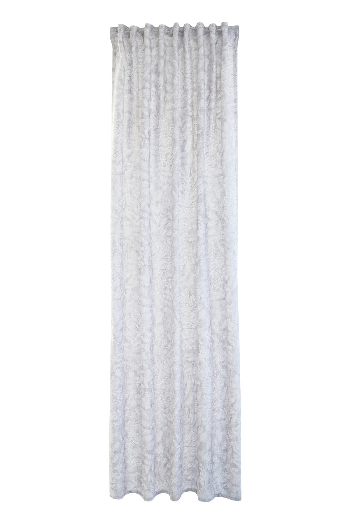 SCHLAUFENVORHANG blickdicht  - Grau, Basics, Textil (140/245cm)