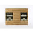 SIDEBOARD Eiche massiv geölt - Eichefarben, Design, Glas/Holz (180/132/40cm) SIDEBOARD Eiche massiv geölt - Eichefarben, Design, Glas/Holz (180/132/40cm)