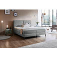 BOXSPRINGBETT 180/200 cm  in Grau  - Schwarz/Grau, KONVENTIONELL, Textil/Metall (180/200cm) - Dieter Knoll