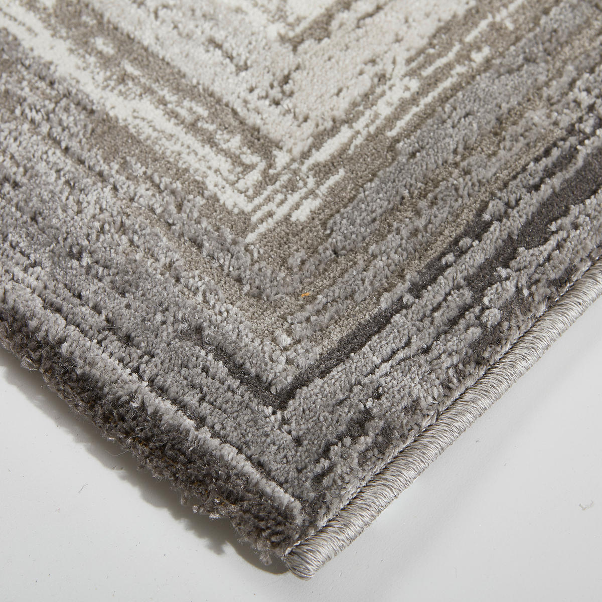 WEBTEPPICH 133/190 cm Grau, Dunkelgrau  - Dunkelgrau/Grau, Design, Naturmaterialien/Textil (133/190cm) - Novel