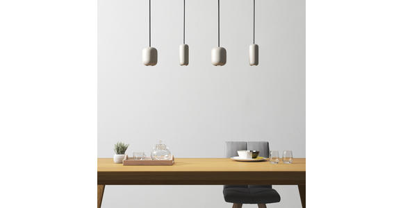 HÄNGELEUCHTE 90/12,5/150 cm - Sandfarben, Basics, Metall (90/12,5/150cm) - Dieter Knoll