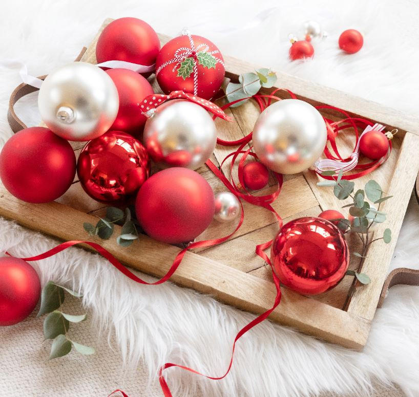CHRISTBAUMKUGEL-SET 3,5 cm 16-teilig  - Rot, LIFESTYLE, Glas (3,5cm)