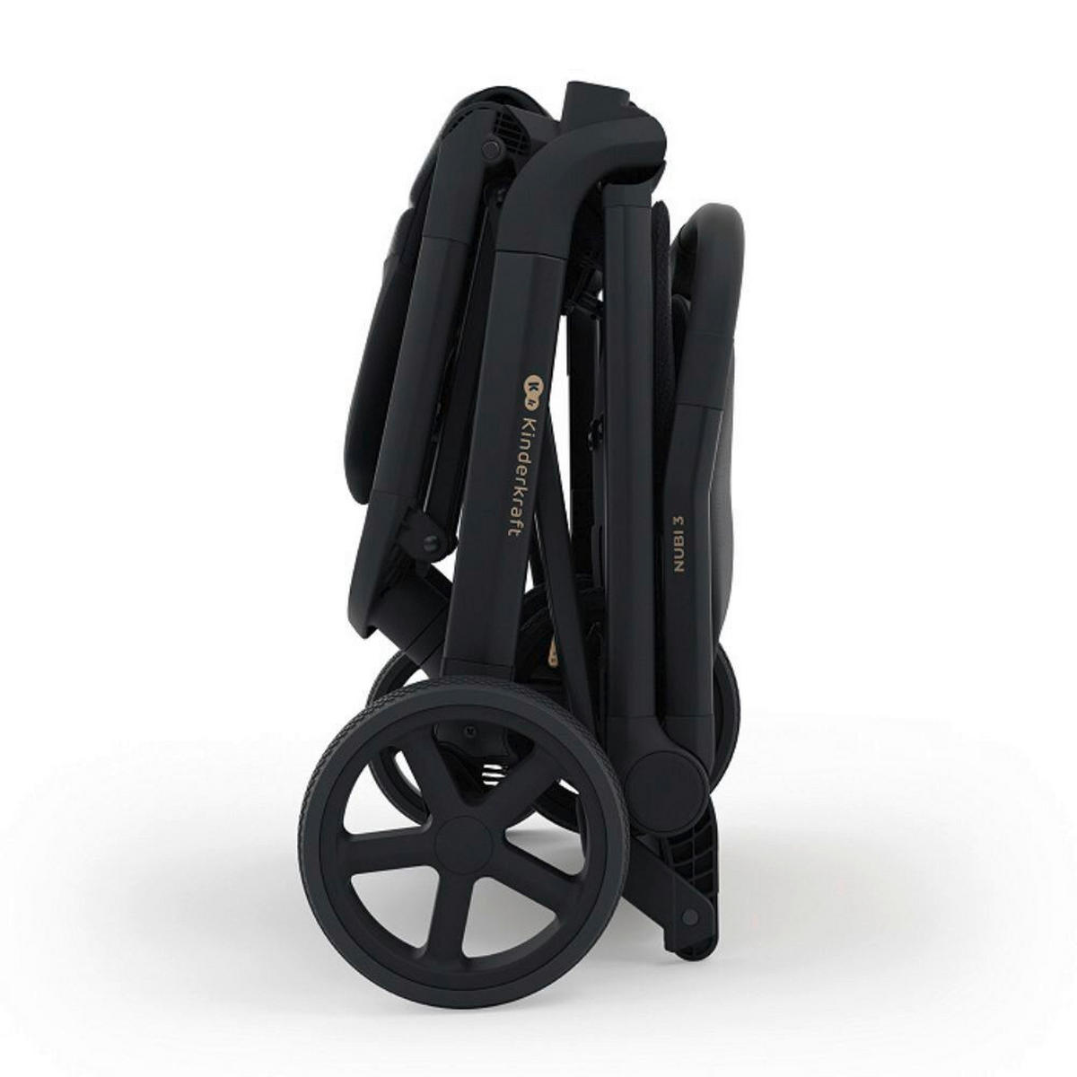 DJEČJA KOLICA  NUBI 3  - crna, Basics, metal/tekstil (68,5/53/106,5cm) - Kinderkraft