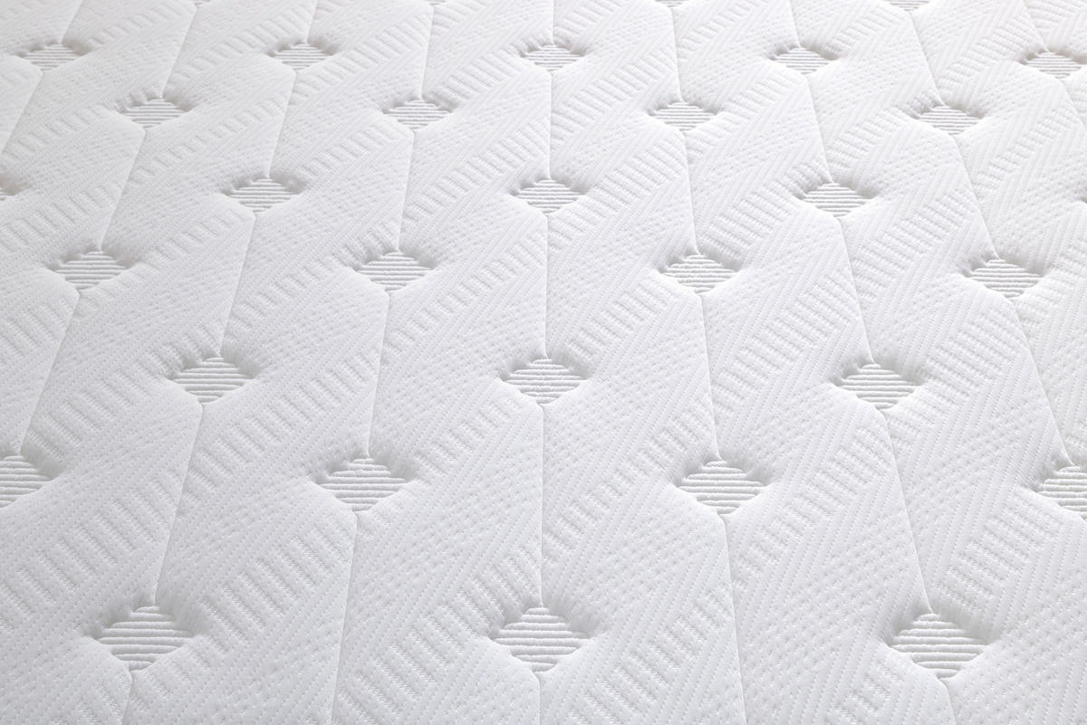 TOPPER 80/200 cm Höhe ca.  - Weiß/Grau, Basics, Textil (80/200cm) - Yatas
