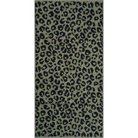 TÖRÖLKÖZŐ 80/150 cm világosbarna, olívazöld  - olívazöld/világosbarna, Design, textil (80/150cm)