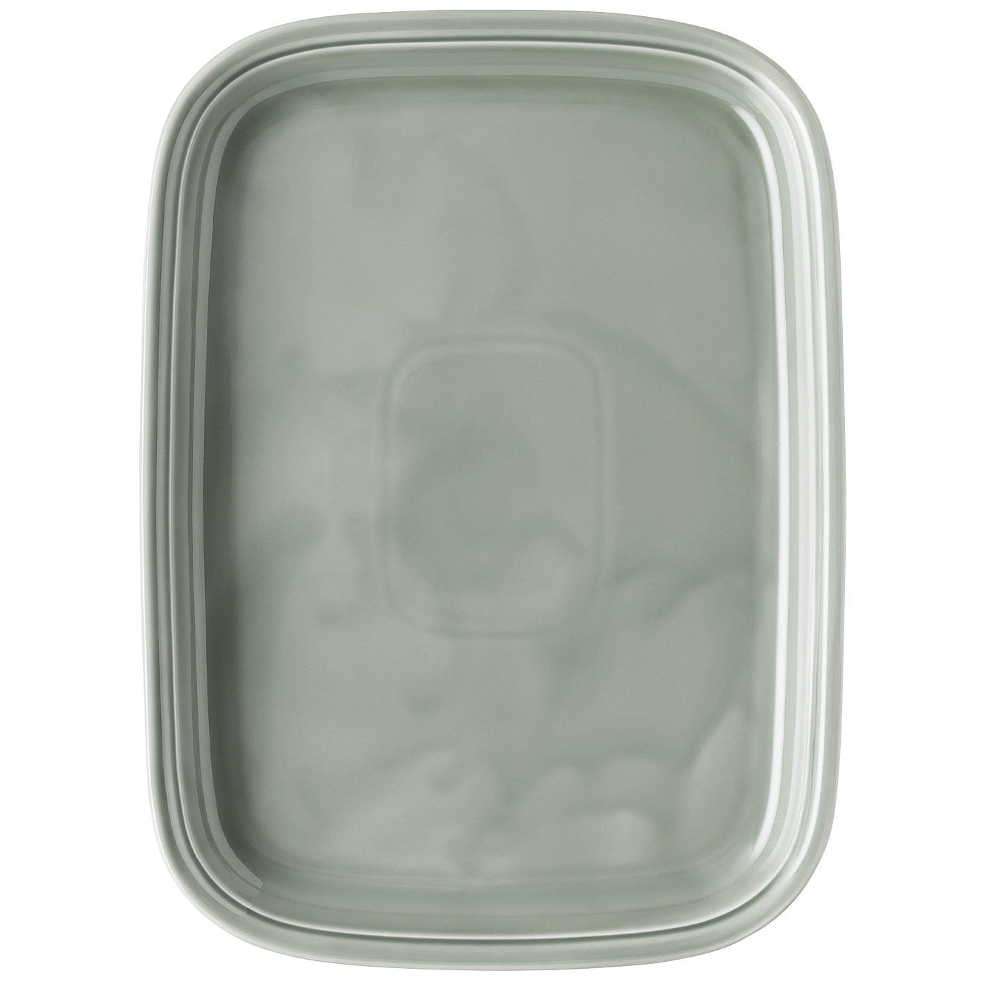 PLATTE - Dunkelgrün, Basics, Keramik (33,3/24,5/3,1cm) - Thomas