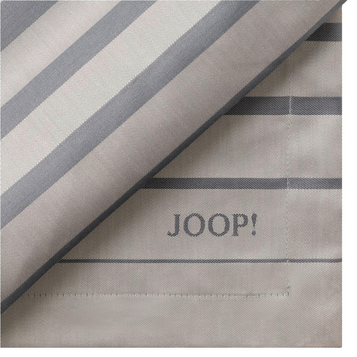 Serviette, 2er-Set 50/50 cm   - Grau, Basics, Textil (50/50cm) - Joop!