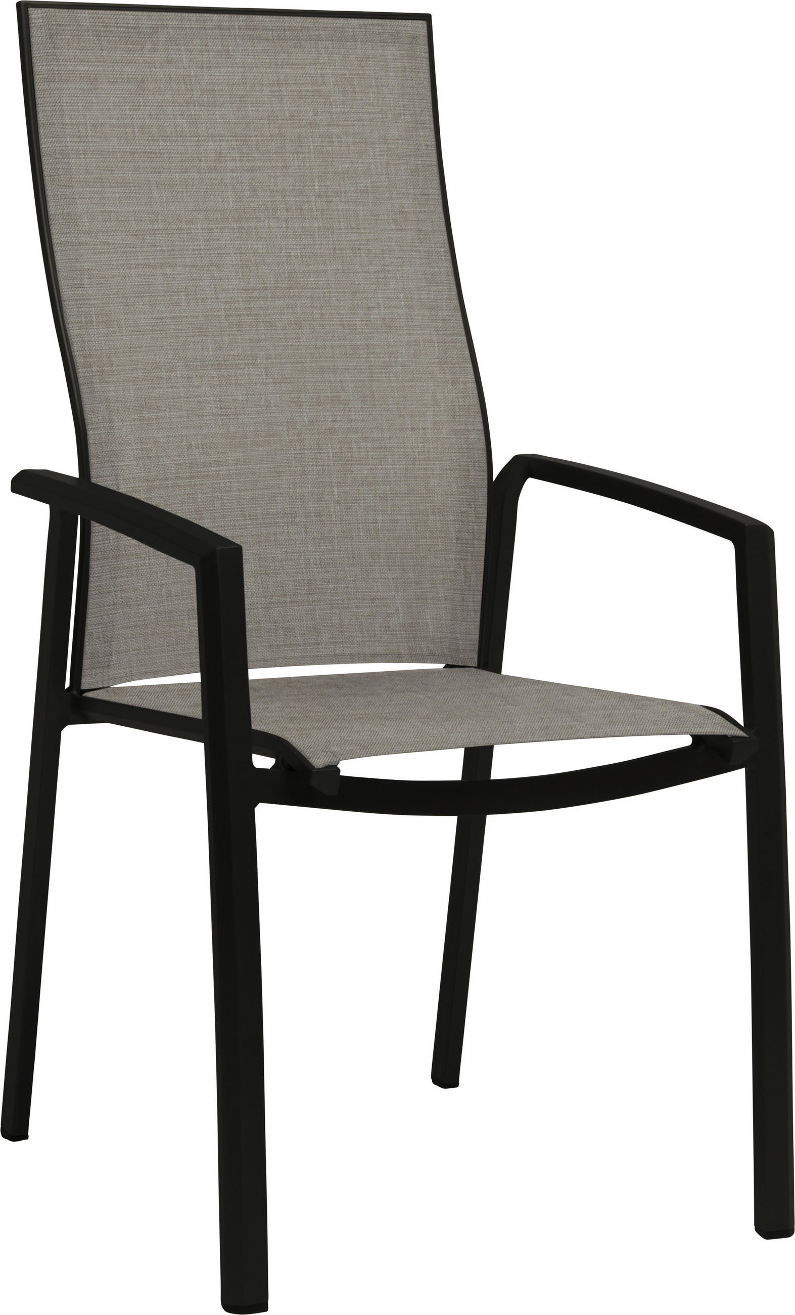 STAPELSESSEL in Metall, Textil Grau, Schwarz  - Schwarz/Grau, Design, Textil/Metall (58/109/70cm) - Stern
