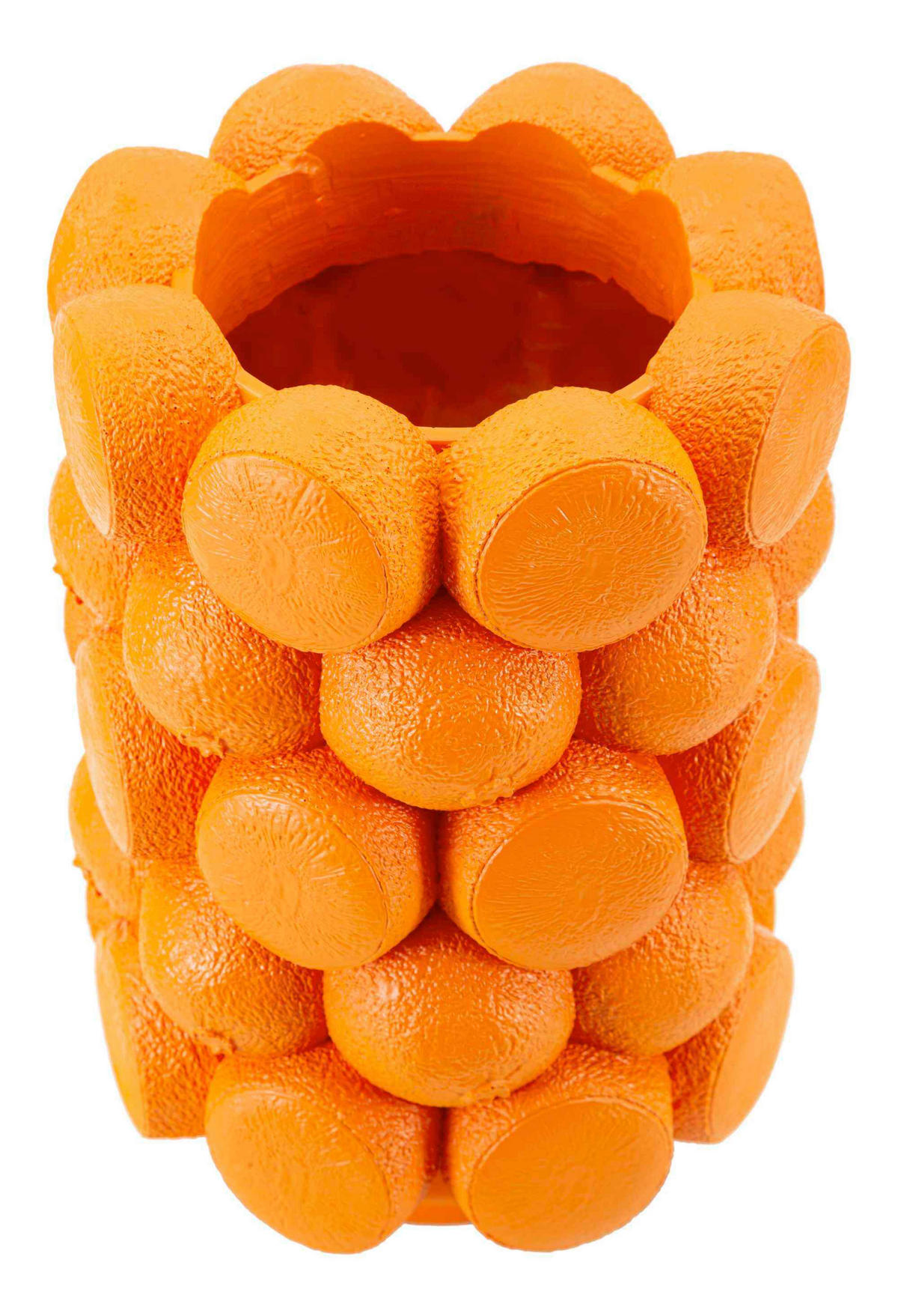 VASE  - Orange, Basics, Kunststoff (19/28/19  cm)