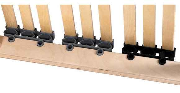LATTENROST 90/200 cm  - Naturfarben/Grau, Basics, Holz (90/200cm) - Xora