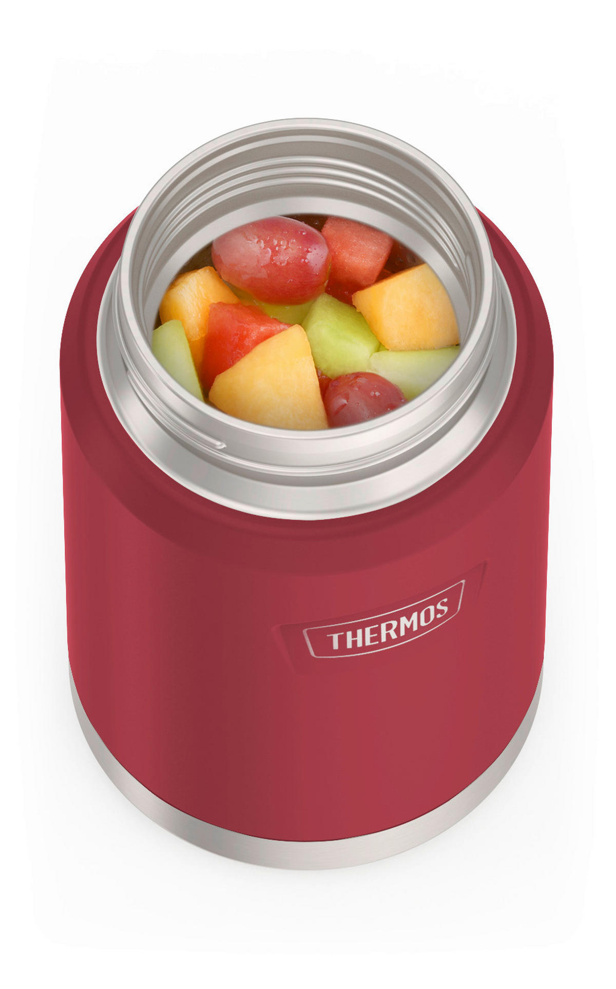 ISOLIERSPEISEGEFÄSS ICON 0,71 L  - Rot, Basics, Metall (0,71l) - Thermos