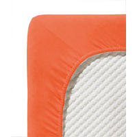 SPANNBETTTUCH Jenny C Single-Jersey  - Terracotta, Basics, Textil (100/200cm) - Fleuresse