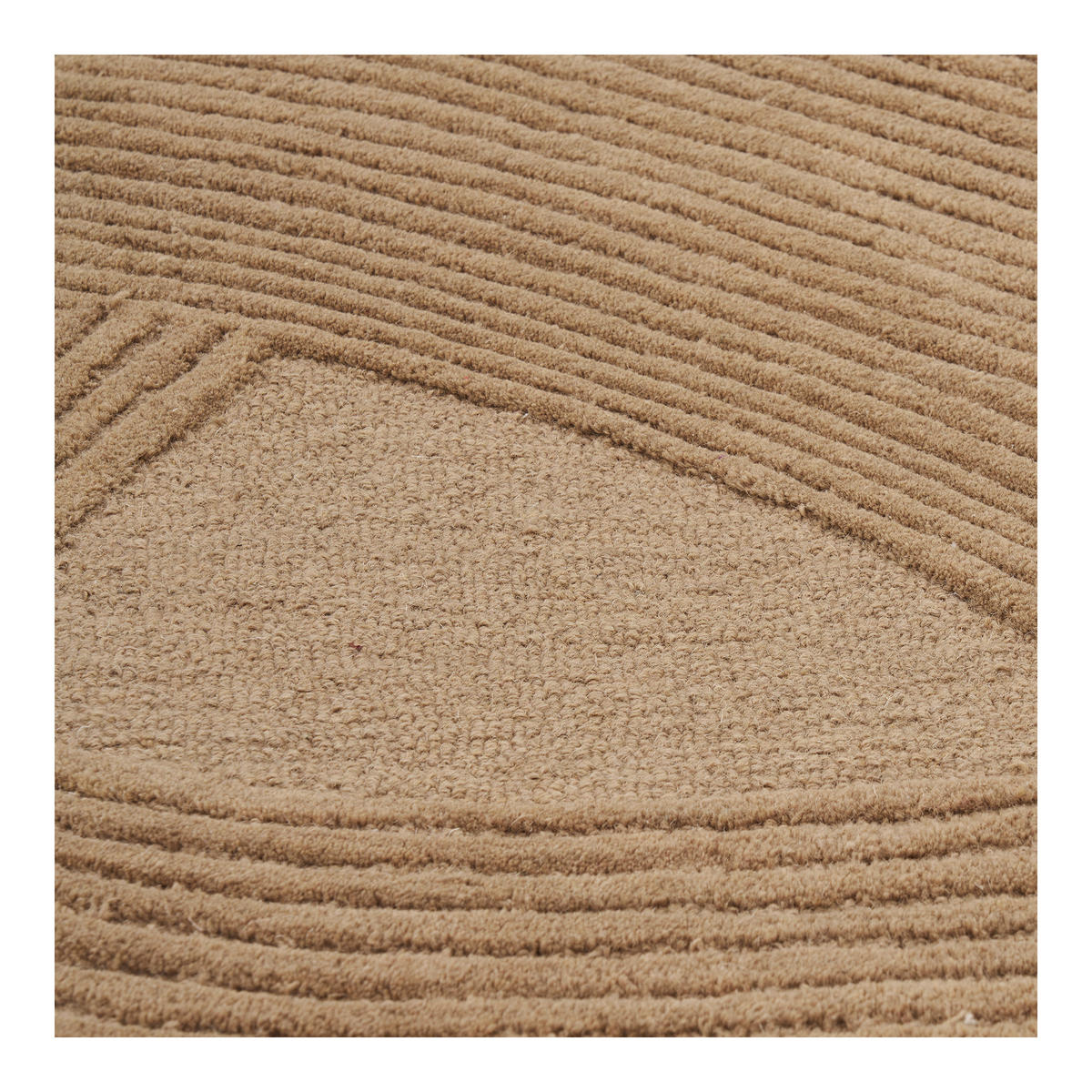 VÄVD MATTA 160/230 cm Pune Rug  - ljusbrun, Basics, textil (160/230cm)