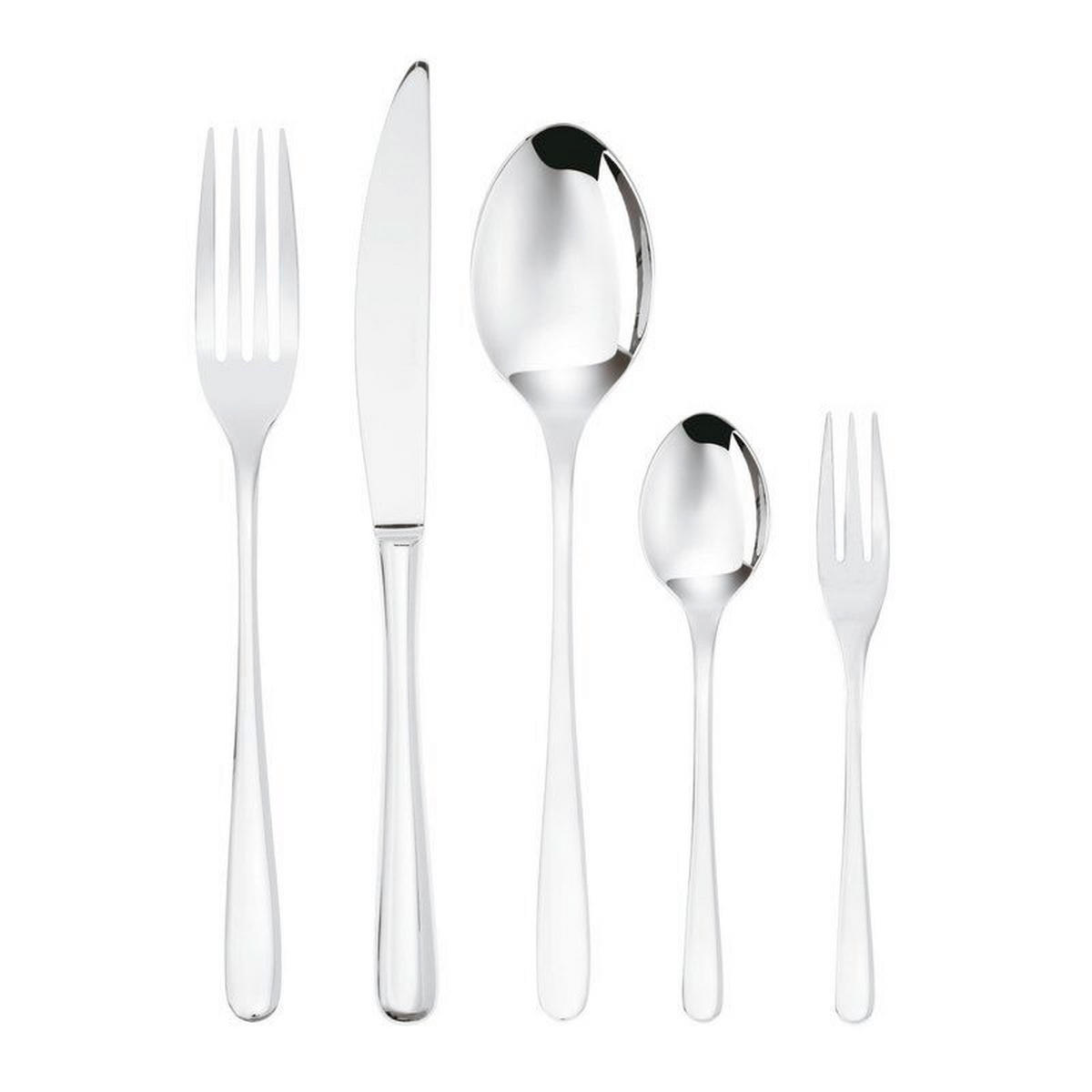 JEDILNI PRIBOR 60/1  Taste  60-delni  nerjaveče jeklo   - Basics, kovina - Sambonet