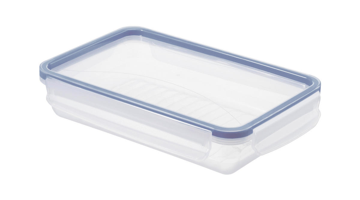 POSUDA ZA ČUVANJE NAMIRNICA  1 l  CLIC & LOCK  - prozirno/plava, Basics, plastika (23,9/16/5cm) - Rotho
