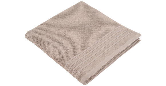 DUSCHTUCH 70/140 cm MATEO - Taupe, Basics, Textil (70/140cm) - Esposa