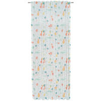 ZAVJESA SA SKRIVENIM OMČAMA višebojno, bijela  135/245 cm  - bijela/višebojno, Basics, tekstil (135/245cm) - Ben'n'jen