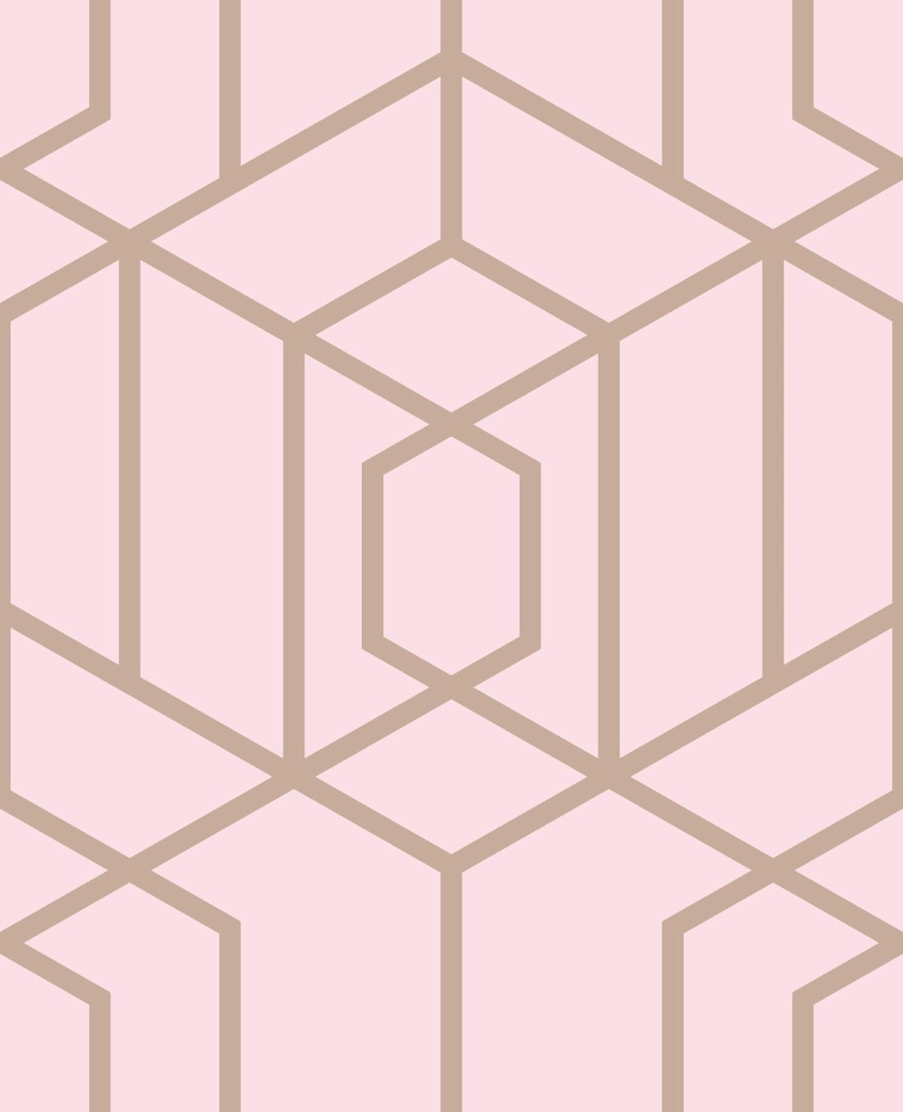 VLIESTAPETE  - Pink, Basics, Papier/Kunststoff (52/1000cm)