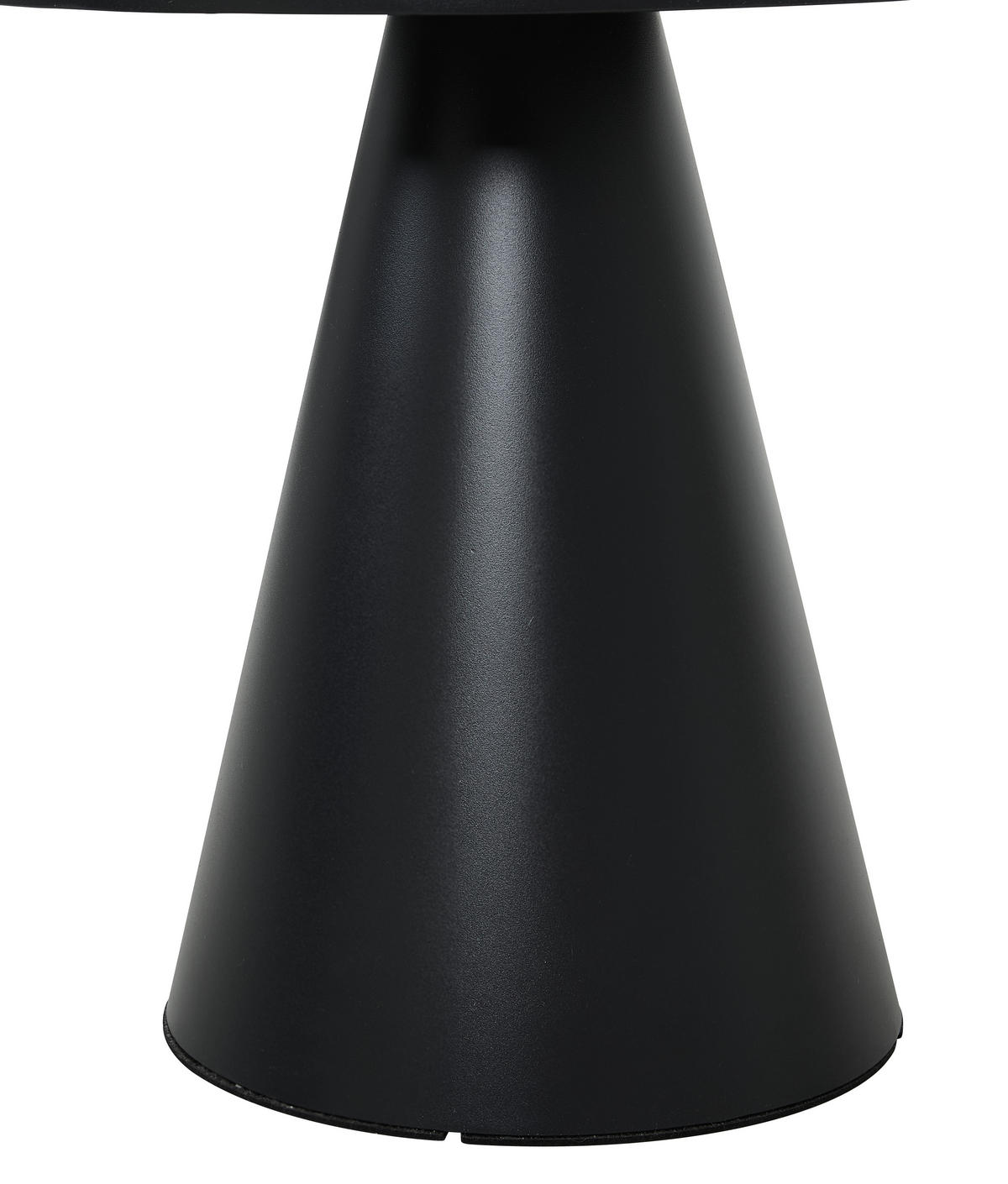 COUCHTISCH Spiegelglas 45,6/45,6/45 cm rund Braun, Schwarz  - Schwarz/Braun, Trend, Glas/Metall (45,6/45,6/45cm) - Novel