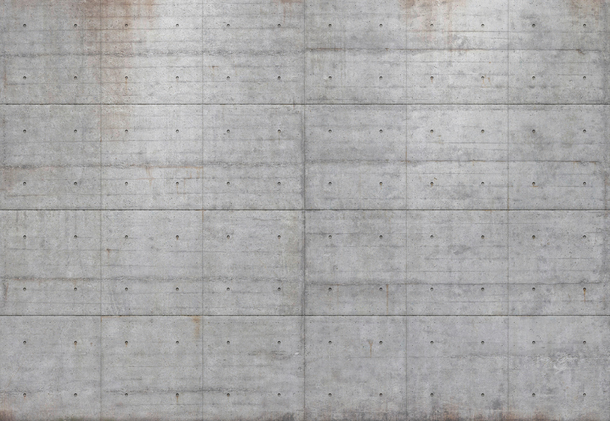 Komar Fototapete Concrete Blocks Grau 368x254 cm