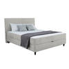 BOXBETT 120/200 cm  in Naturfarben  - Schwarz/Naturfarben, KONVENTIONELL, Kunststoff/Textil (120/200cm) - Carryhome