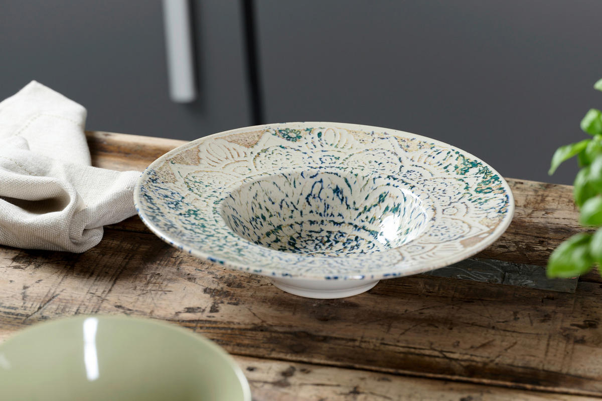 GURMANSKI TANJUR  28 cm        LUIGI  - siva/plava, Lifestyle, keramika (28cm) - Ritzenhoff Breker