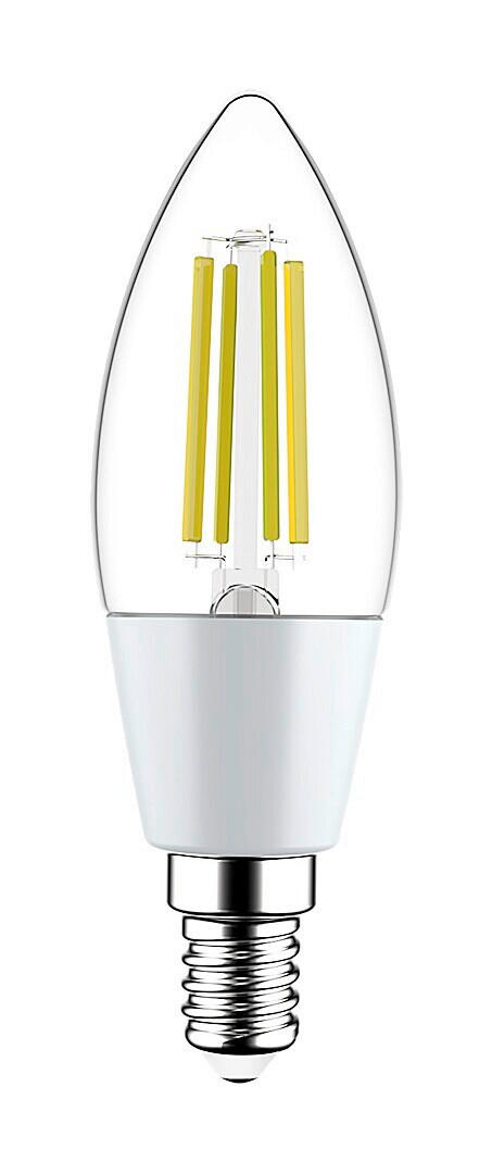 LED FILAMENT SIJALICA - prozirna, Osnovno, staklo/metal (3.5/11.2cm)