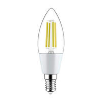 LED FILAMENT SIJALICA - prozirna, Osnovno, staklo/metal (3.5/11.2cm)