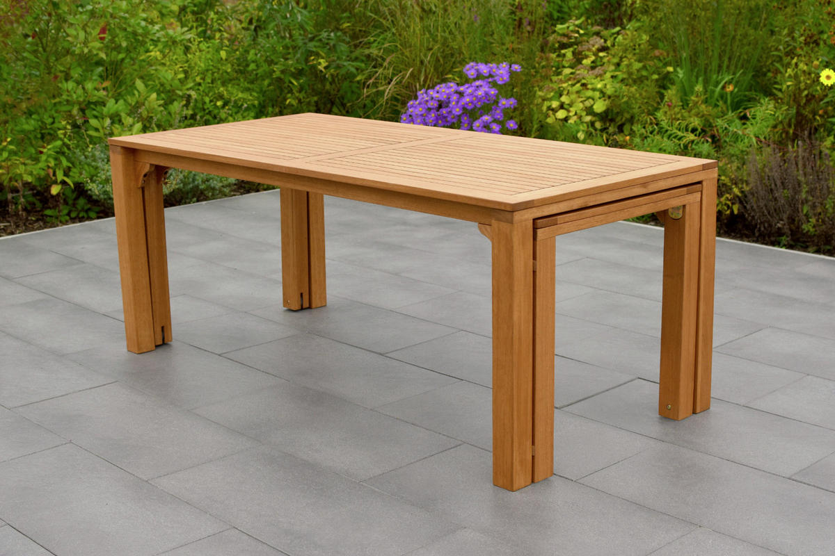 GARTENTISCH 185/90/76 cm  - Braun, KONVENTIONELL, Holz (185/90/76cm) - Gardenson