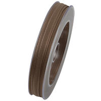 GESCHENKBAND  - Hellbraun, Basics, Kunststoff (0,6cm)