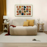 2-SITZER-SOFA 100 034 Chenille Taupe  - Taupe/Creme, MODERN, Kunststoff/Textil (147/82/93cm) - Livetastic