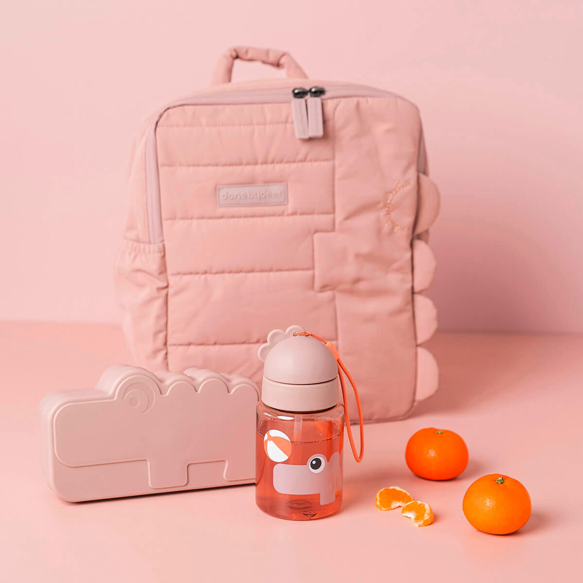 KINDERTRINKFLASCHE  - Hellgrün, Basics, Kunststoff (7/7/15cm) - done by deer