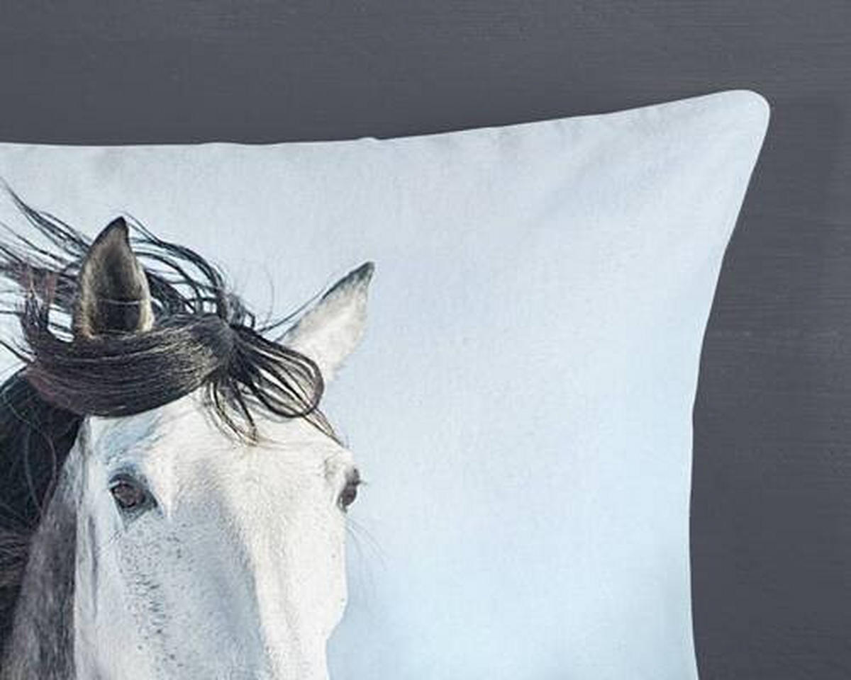 JUGENDBETTWÄSCHE Dreamer Biber 135/200 cm  - Blau/Grau, Design, Textil (135/200cm)